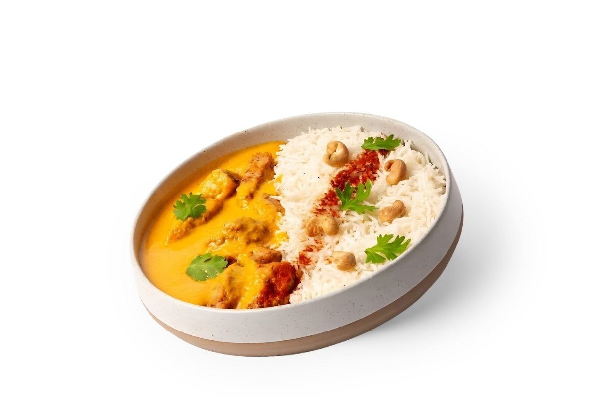 Butter Chicken with Steamed Rice